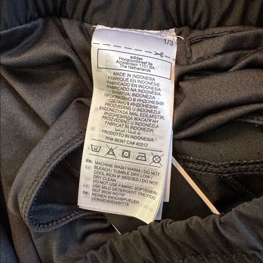 Adidas Women's Black Tech Pacer 3” Shorts - Picture 4 of 5